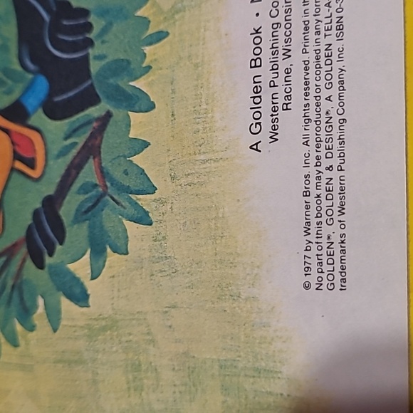 A GOLDEN BOOK BUNDLE- BUGS BUNNY CALLING; DAFFY DUCK Space Creature, Vintage - Picture 8 of 9